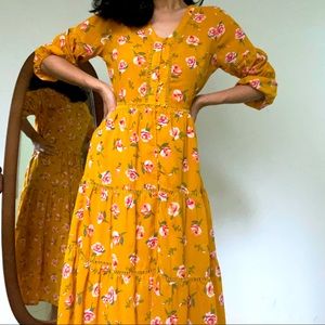 Chemistry floral midi dress